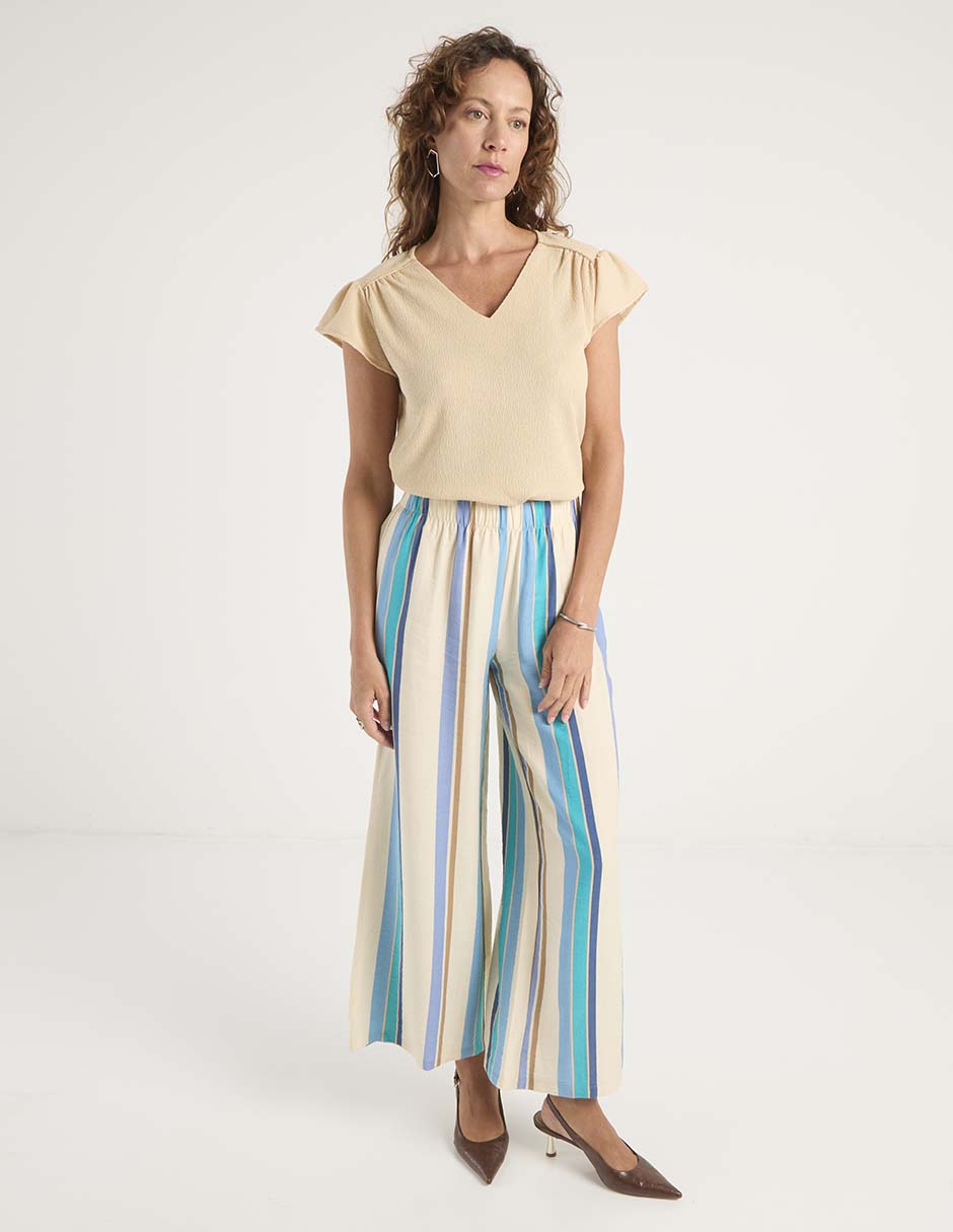 Blusa manga corta para mujer 7
