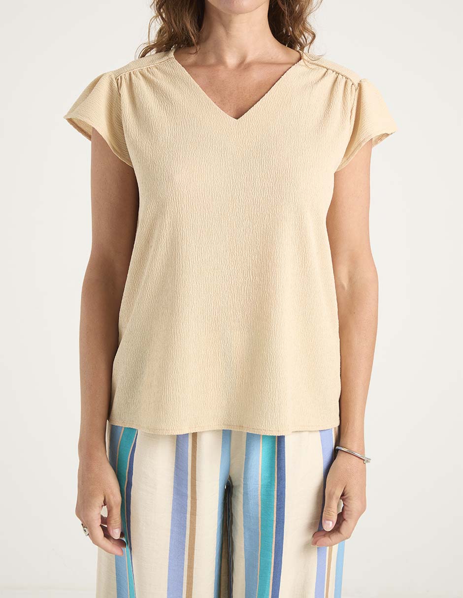 Blusa manga corta para mujer 10