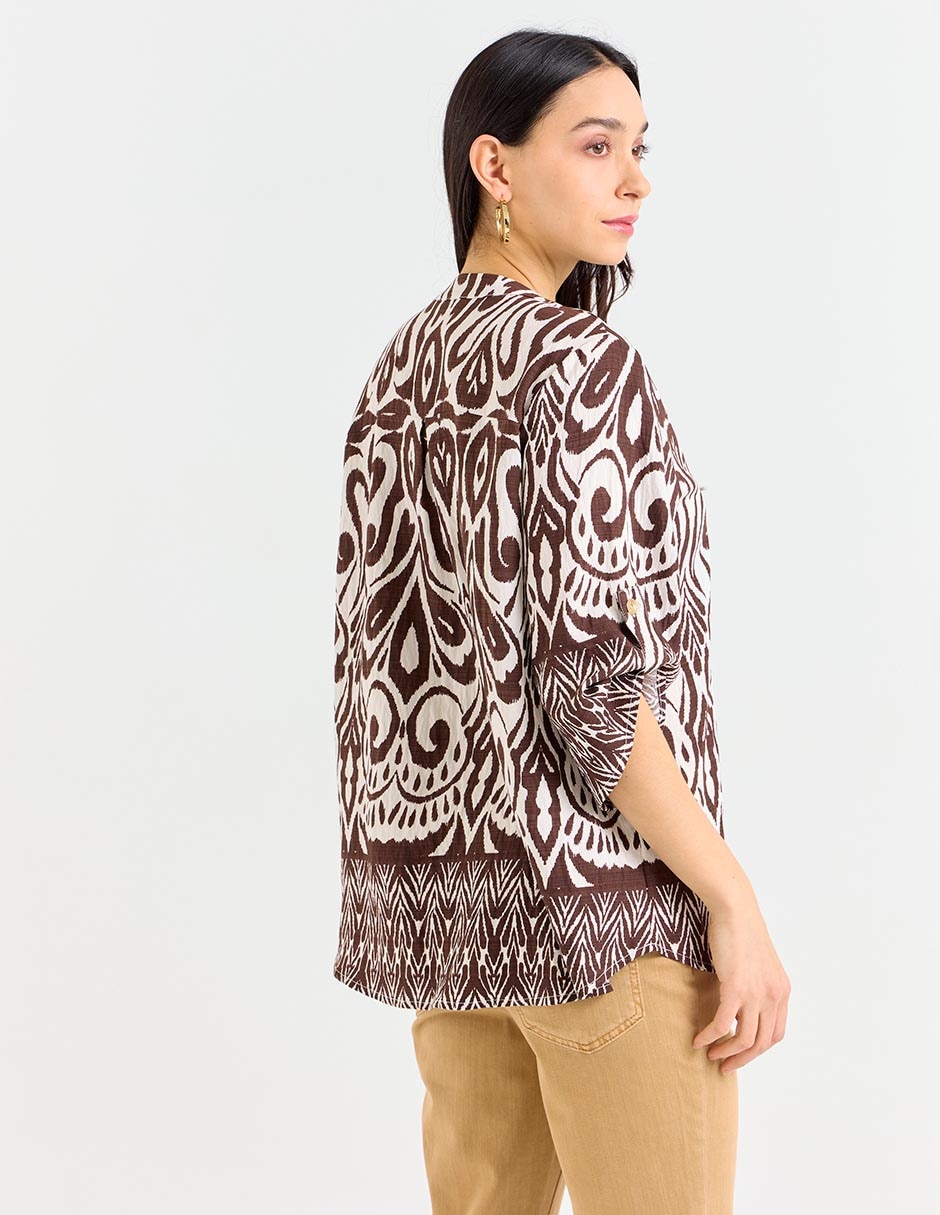 Blusa manga 3/4 para mujer 6