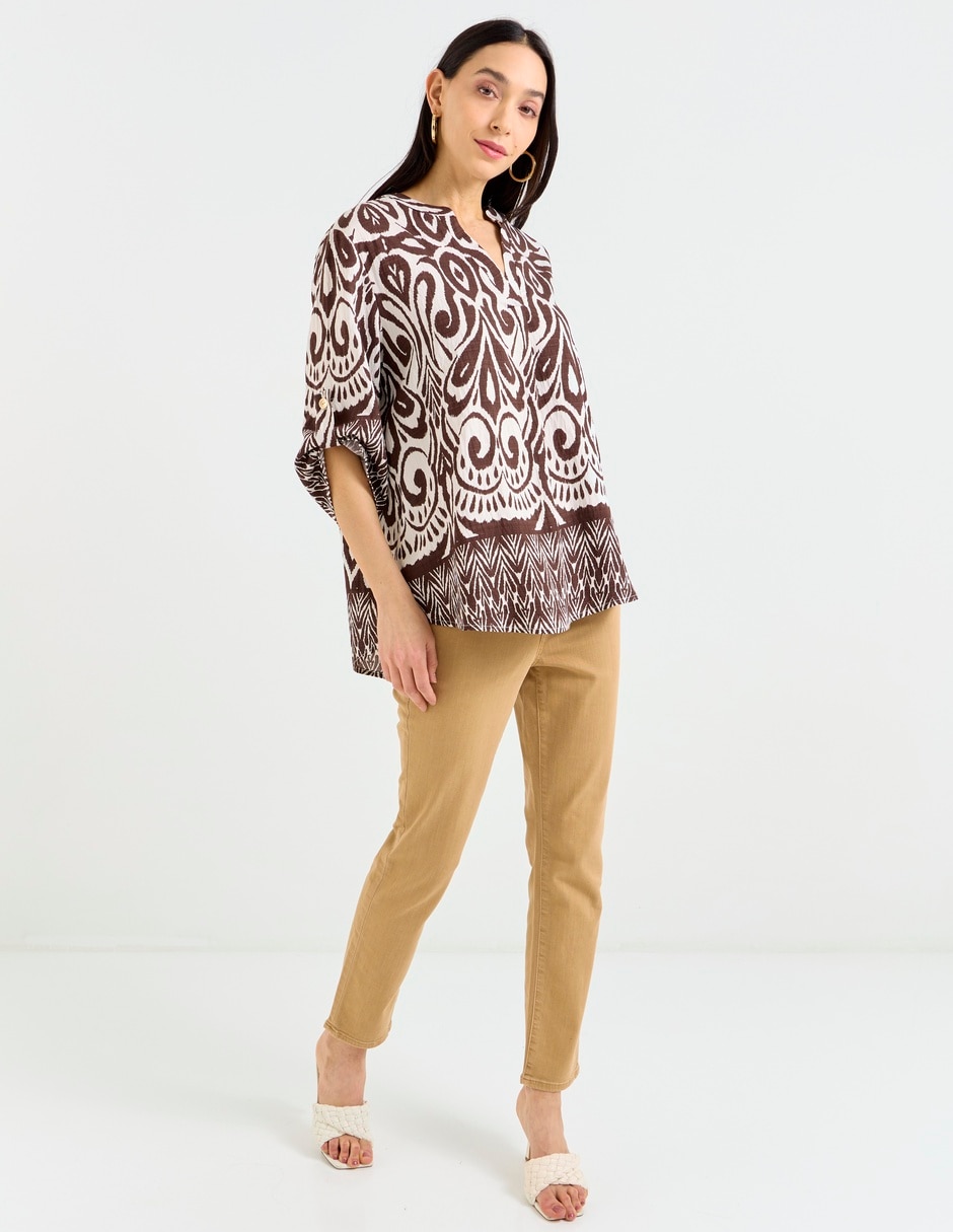 Blusa manga 3/4 para mujer 7