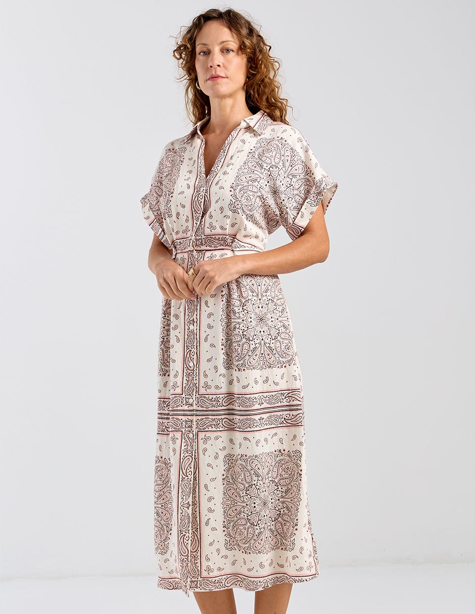 Vestido midi casual para mujer