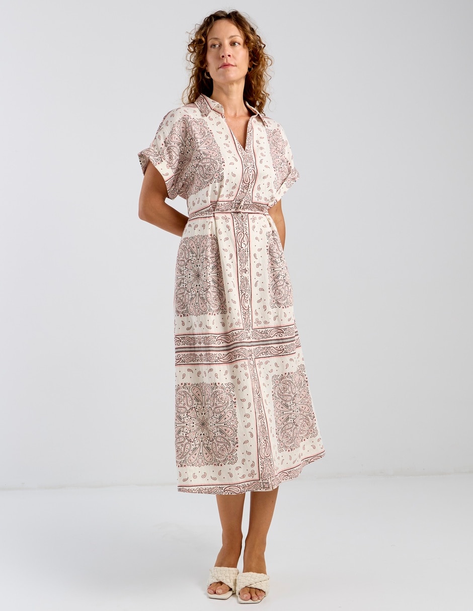 Vestido midi casual para mujer