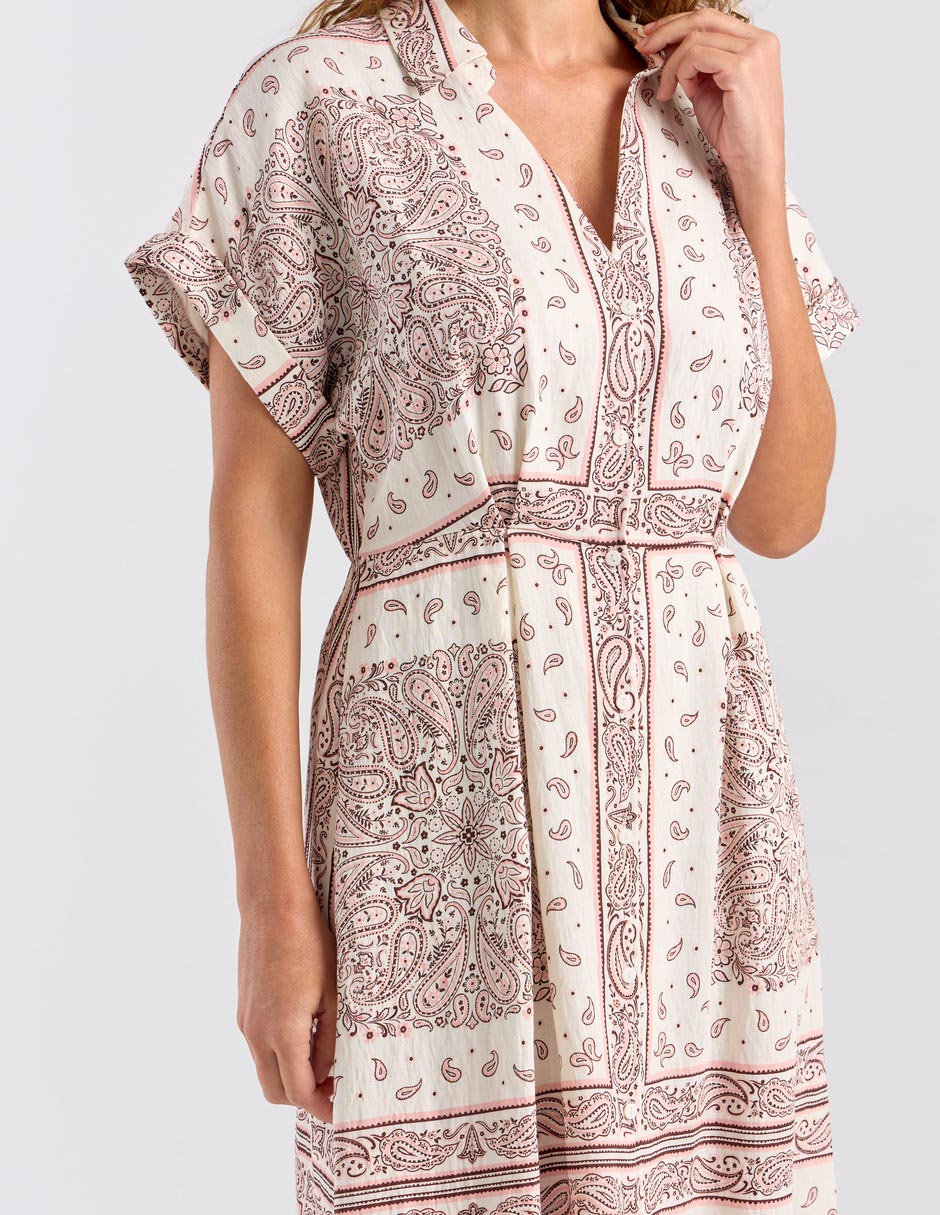 Vestido midi casual para mujer