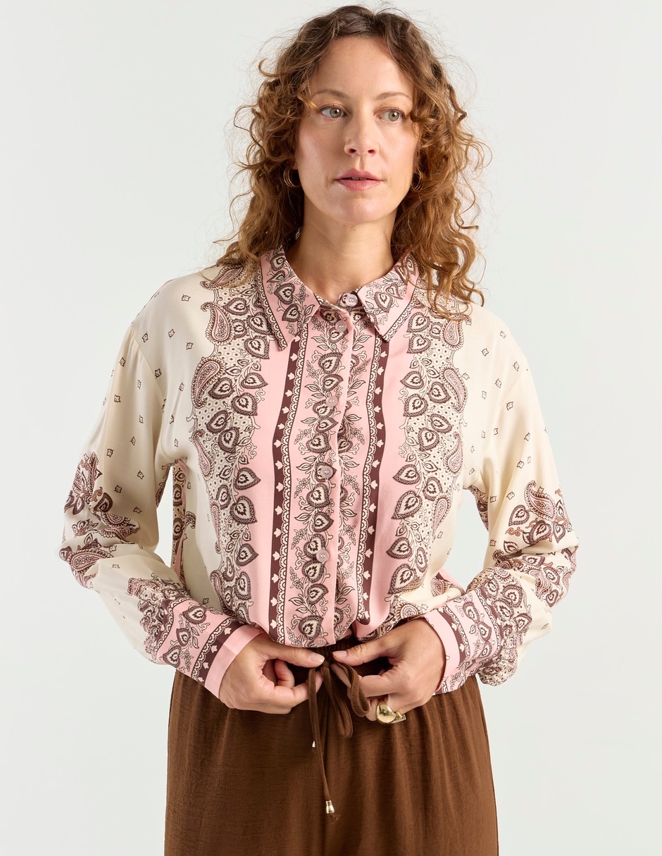 Blusa manga larga para mujer 1