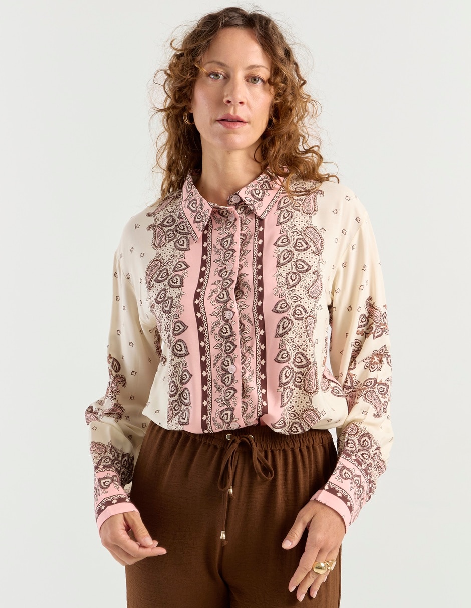 Blusa manga larga para mujer 7