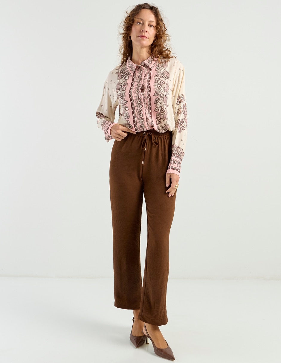 Blusa manga larga para mujer 8