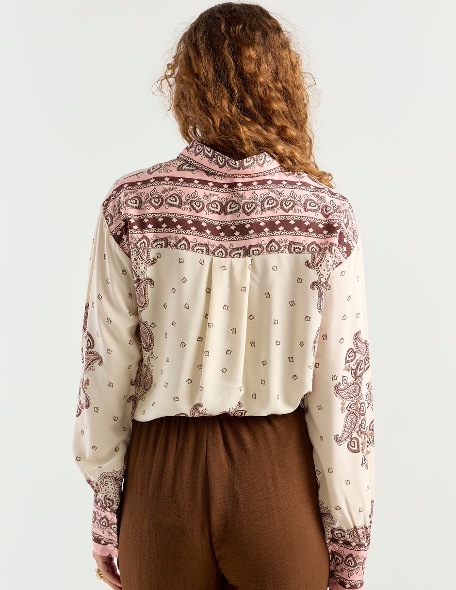 Blusa manga larga para mujer 11