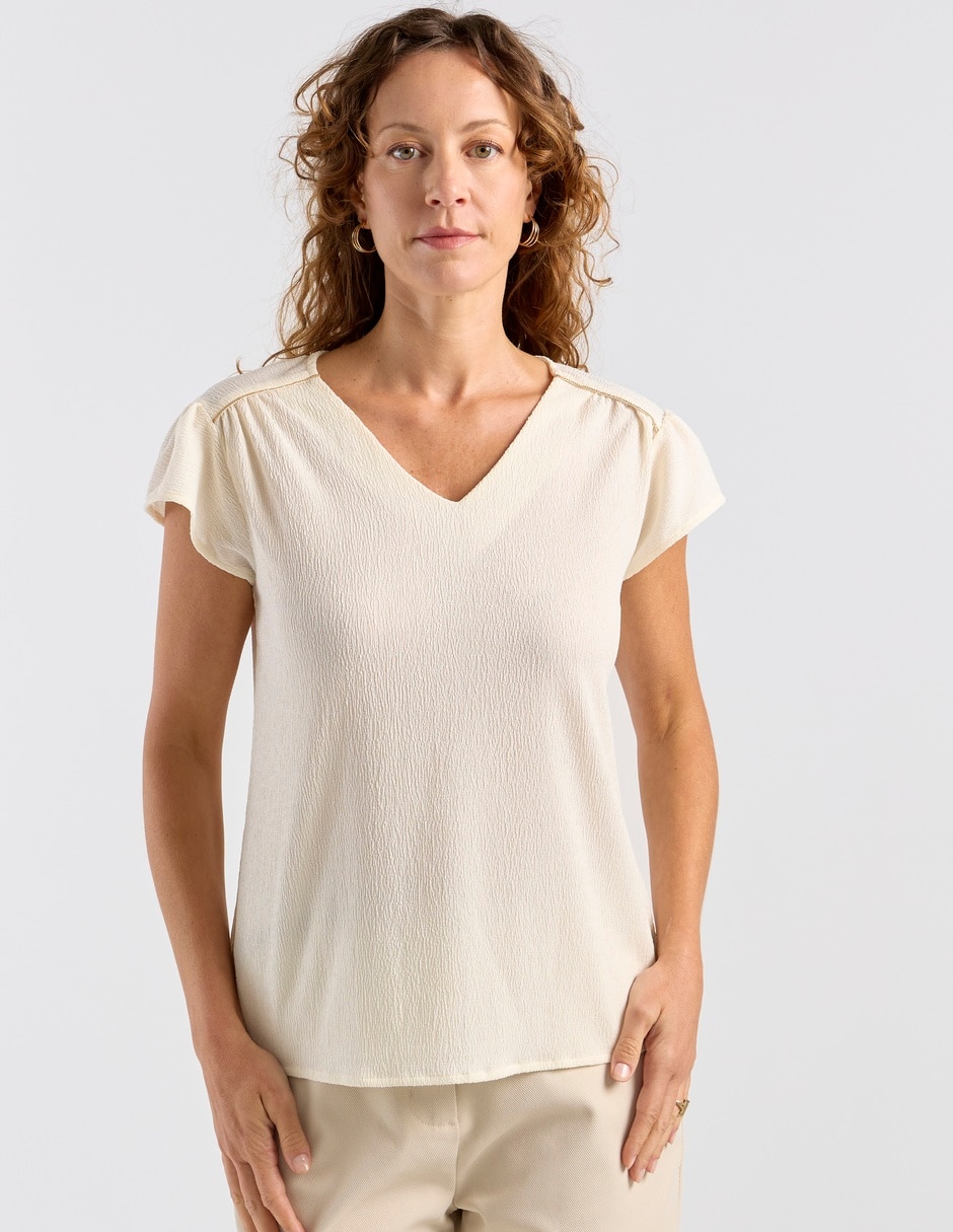 Blusa La Mode manga corta para mujer 1