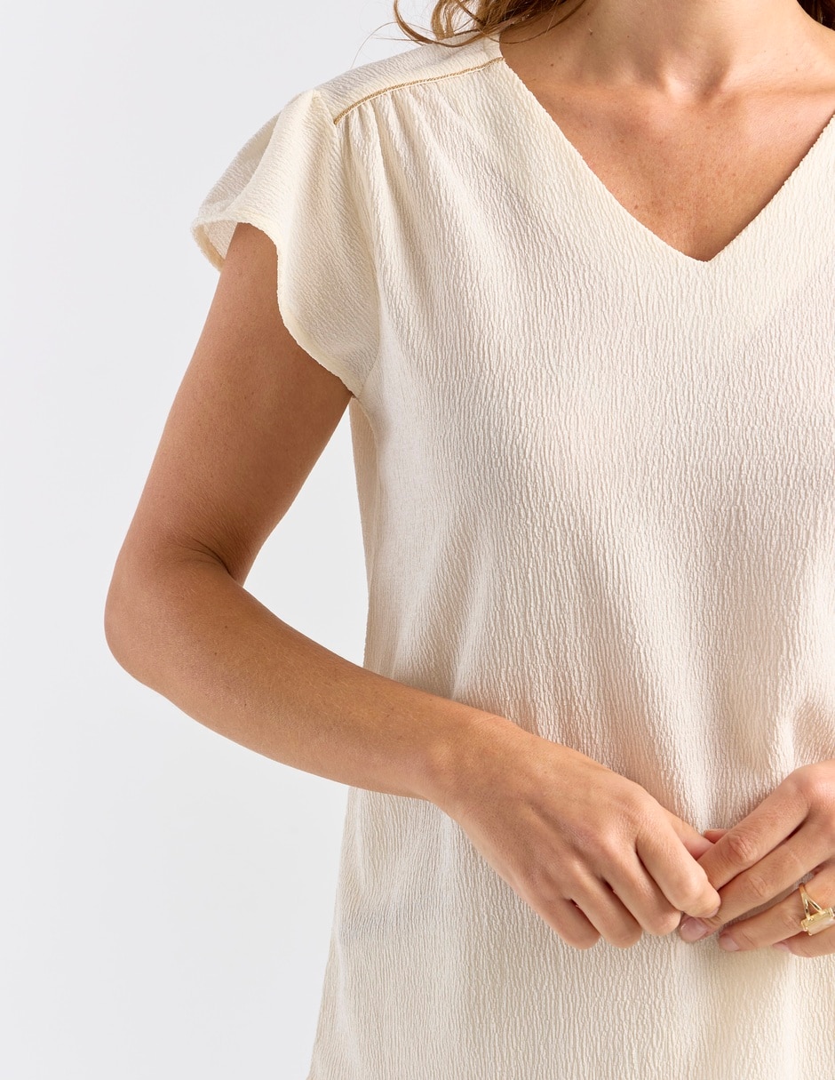 Blusa La Mode manga corta para mujer 10