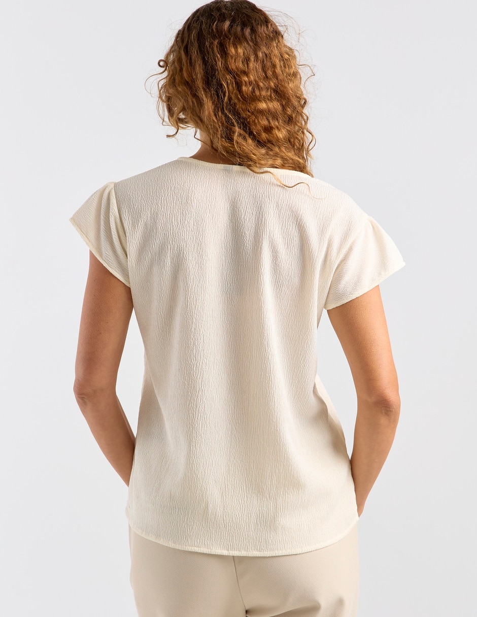 Blusa La Mode manga corta para mujer 11