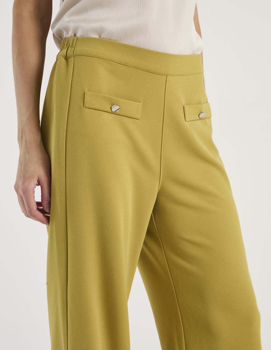 Pantalón La Mode Cintura Alta Para Mujer