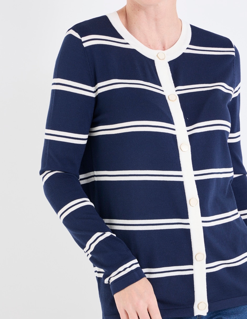 Suéter cuello redondo para mujer 2