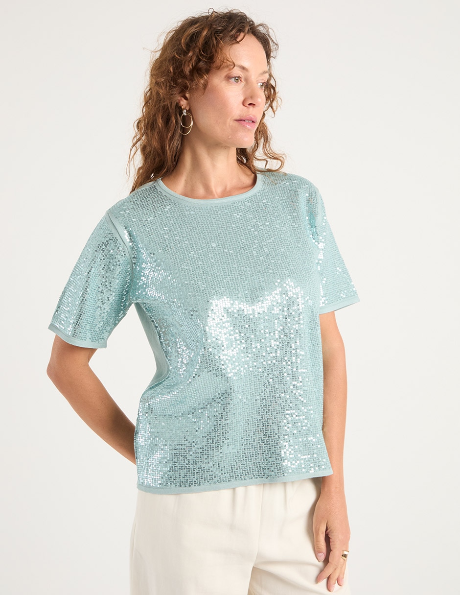 Blusa manga corta para mujer 1