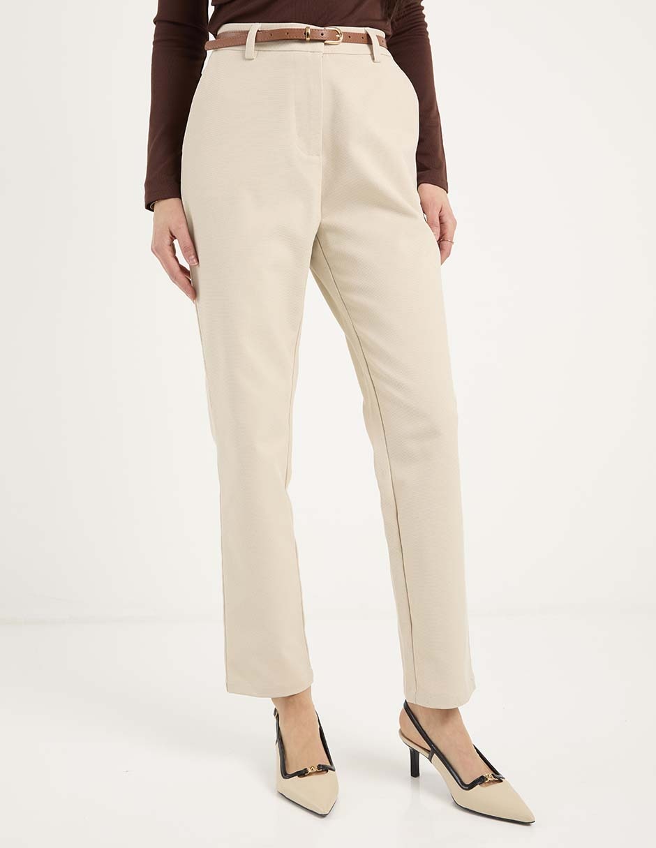 Pantalón de vestir slim para mujer