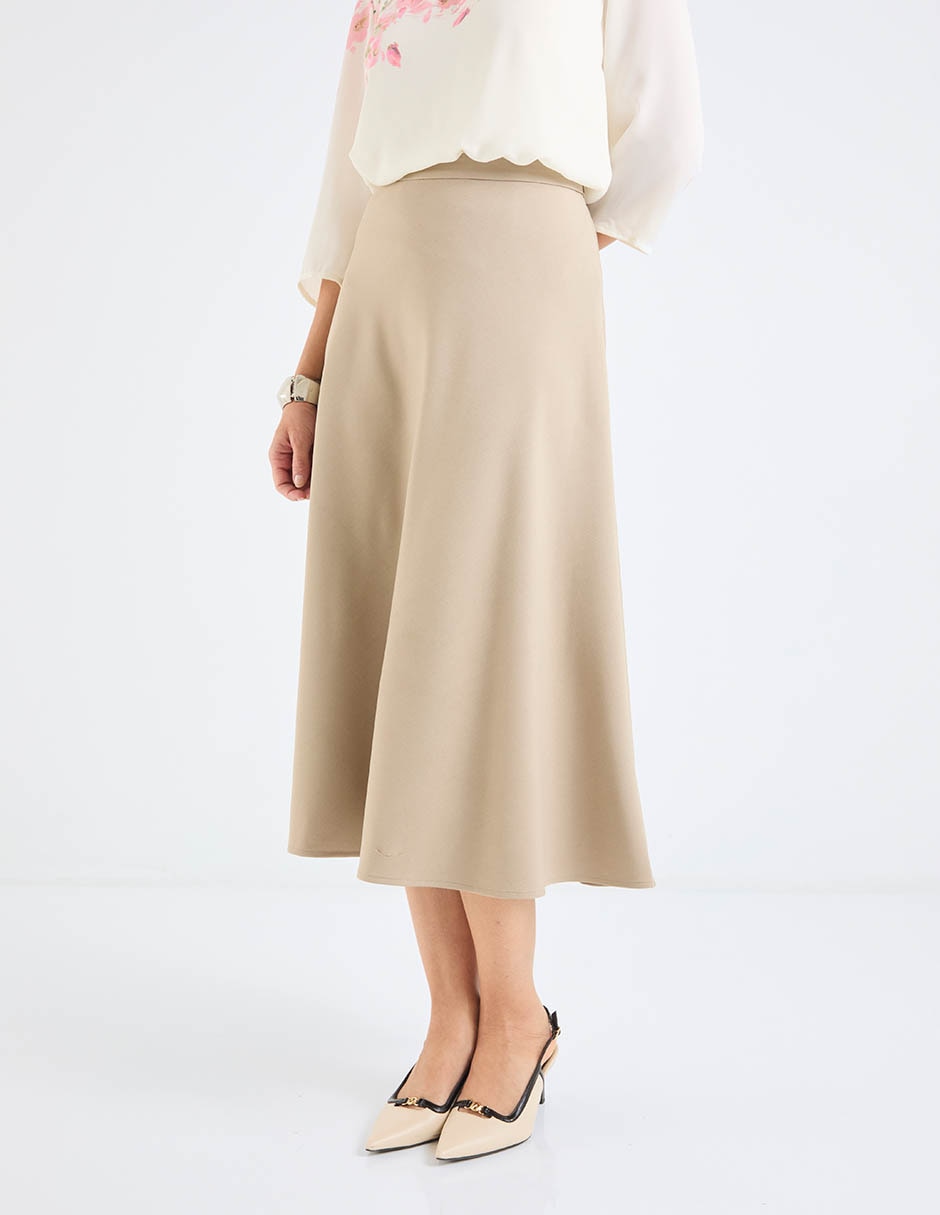 Falda crop a la cintura