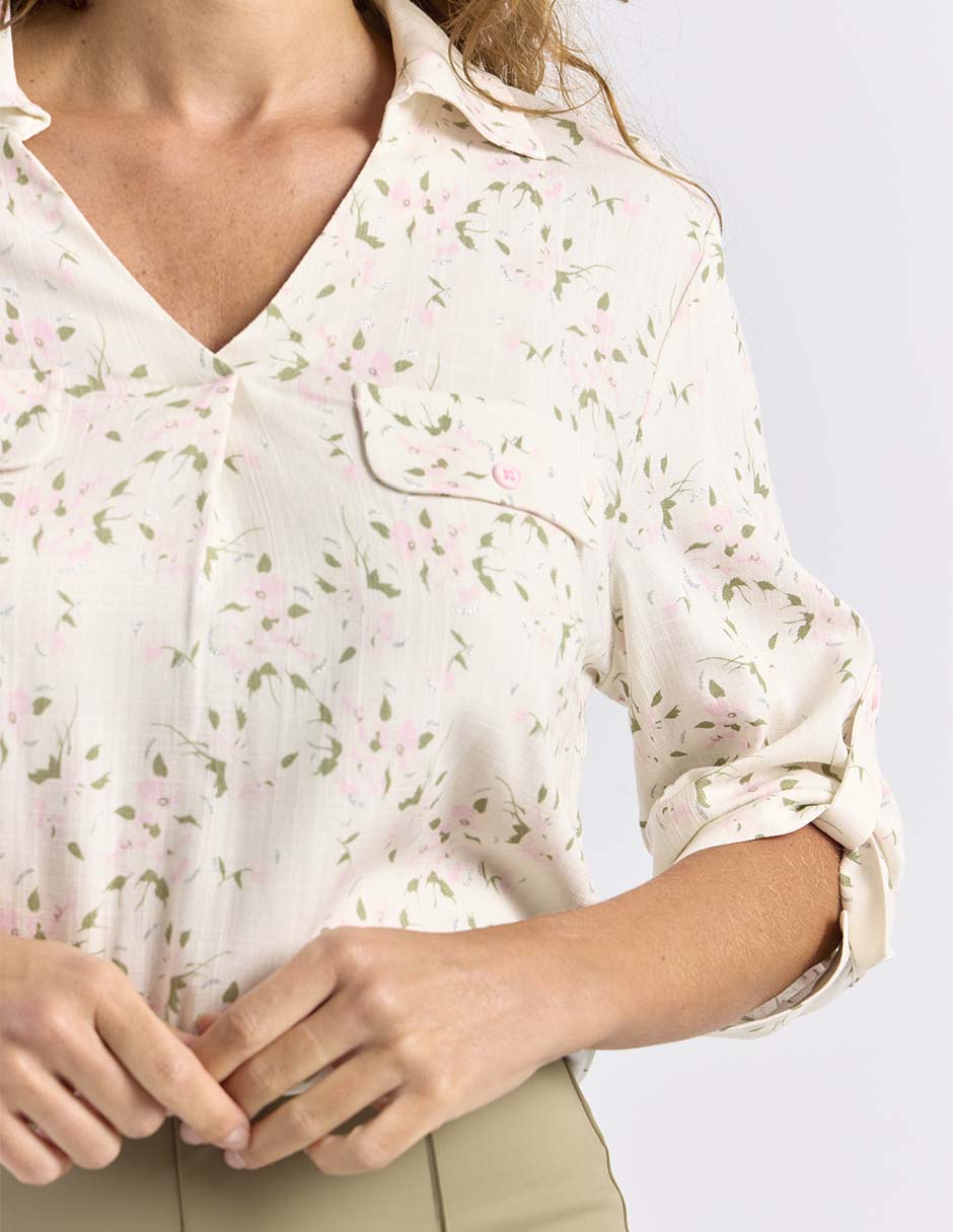 Blusa manga 3/4 para mujer 9