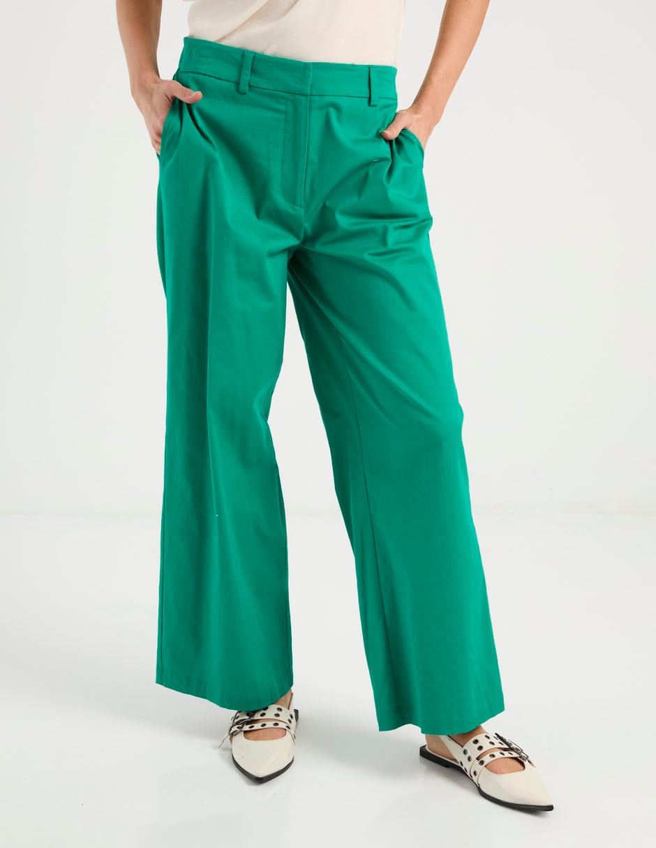 Pantalón de vestir amplio para mujer Pantalón de vestir amplio para mujer