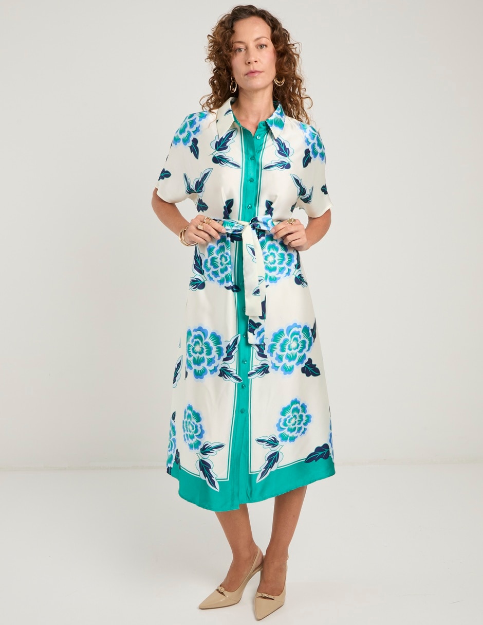 Vestido midi casual para mujer Vestido midi casual para mujer