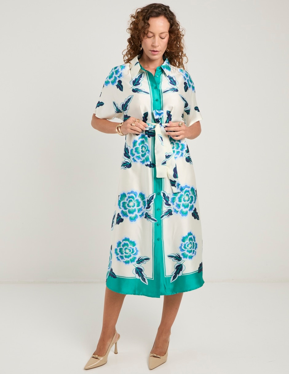 Vestido midi casual para mujer