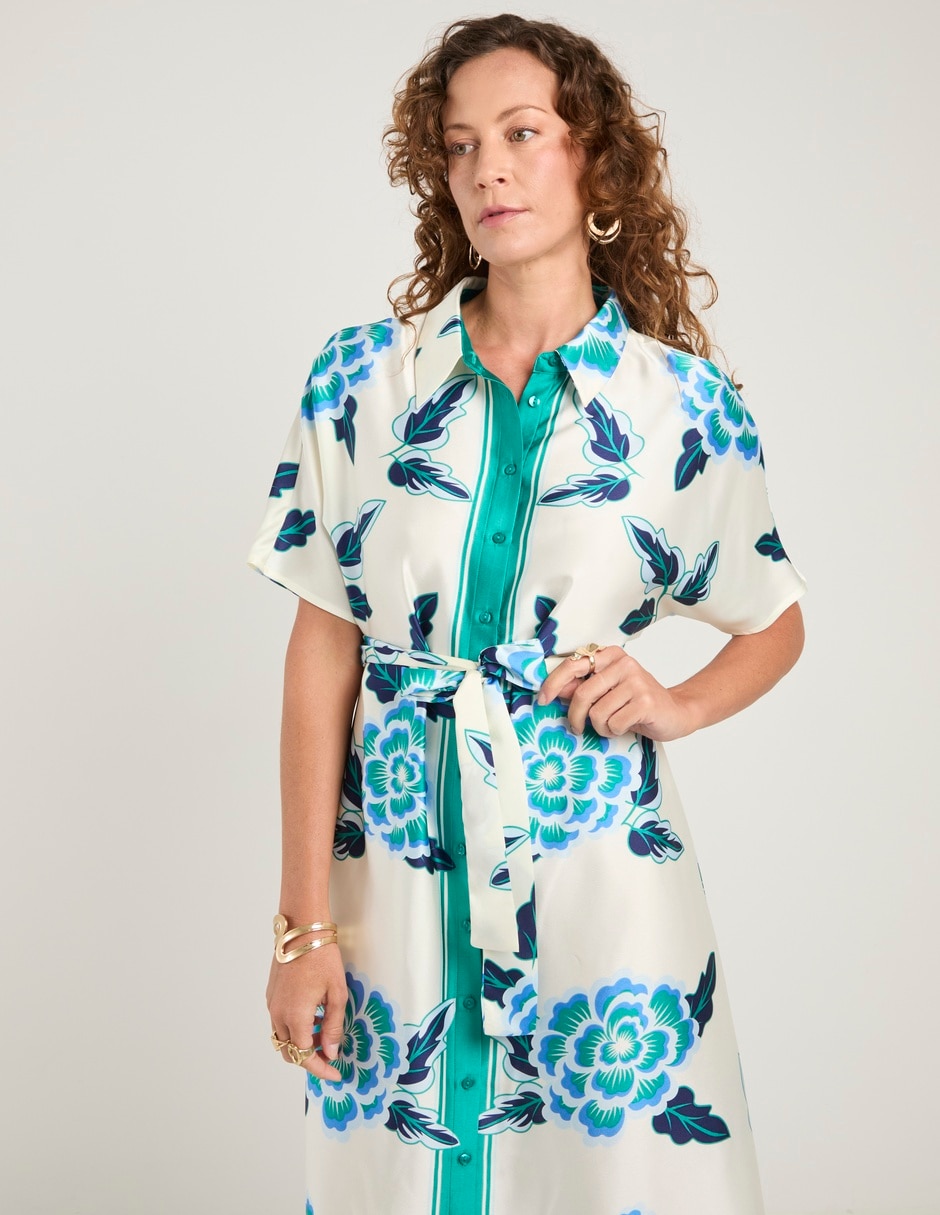 Vestido midi casual para mujer