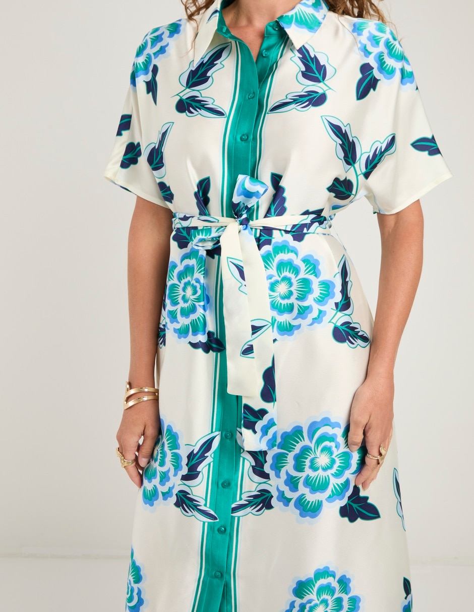 Vestido midi casual para mujer