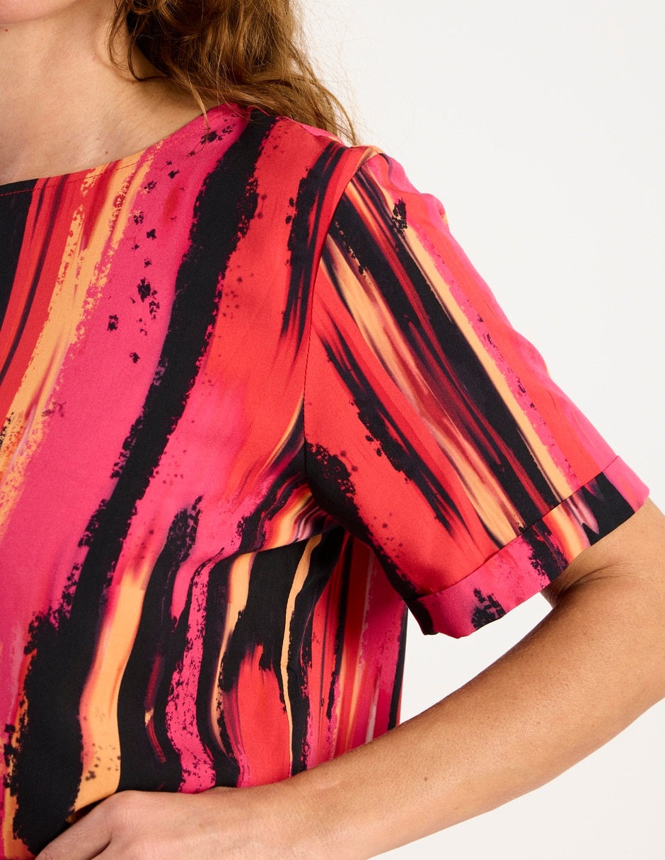 Blusa manga corta para mujer 11