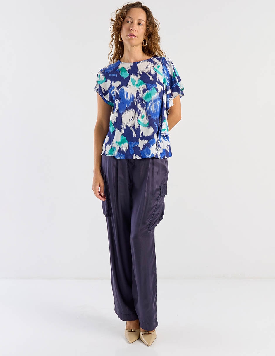 Blusa La Mode manga corta para mujer 8