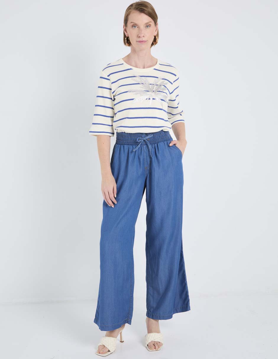 Blusa manga al codo para mujer 7