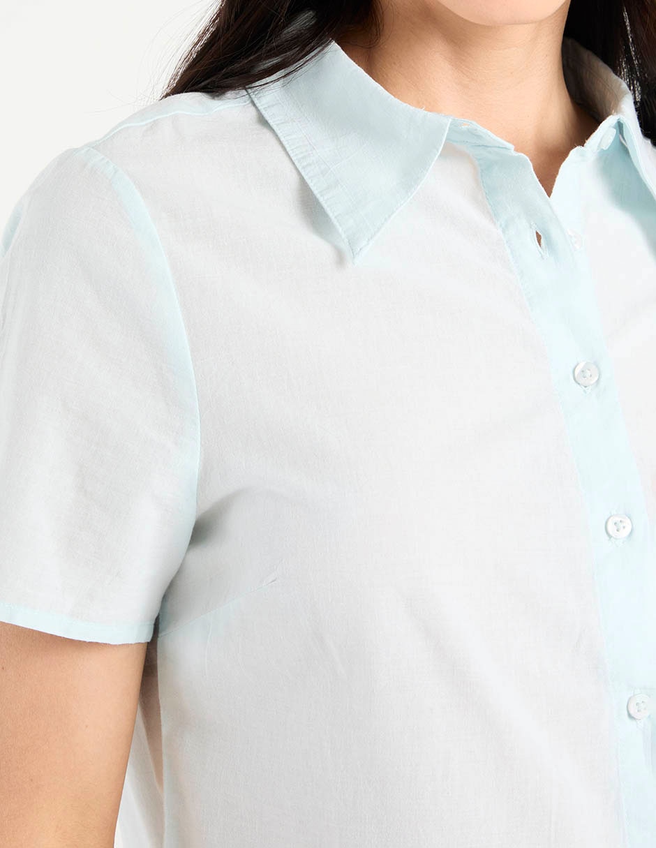 Blusa manga corta para mujer 9