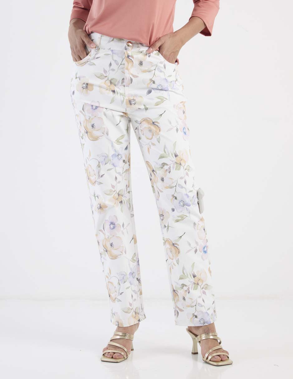 Pantalón slim para mujer