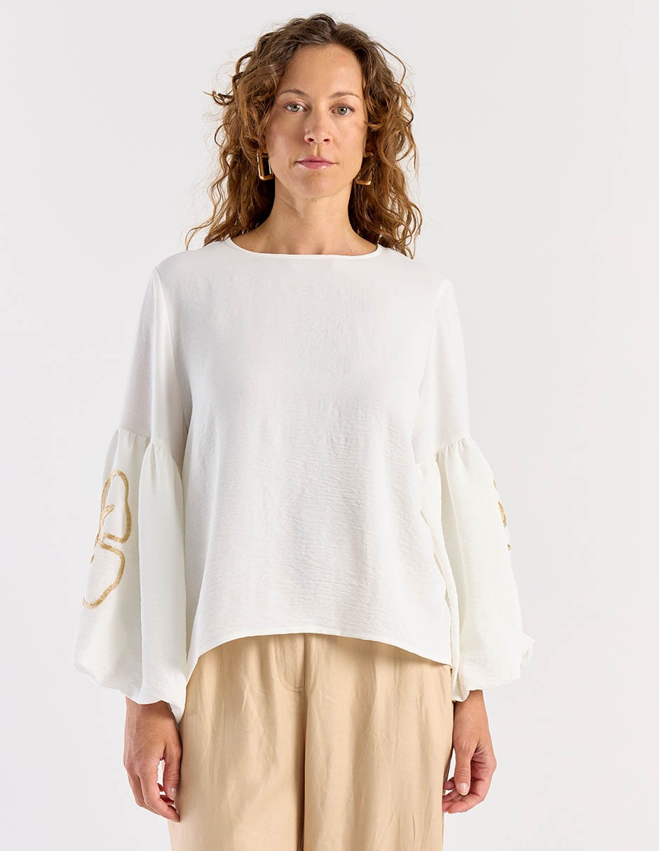 Blusa La Mode manga larga para mujer 1