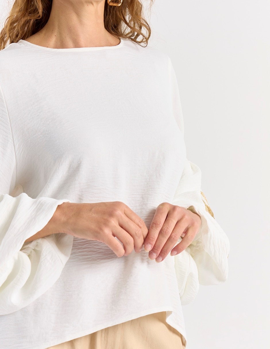Blusa La Mode manga larga para mujer 10