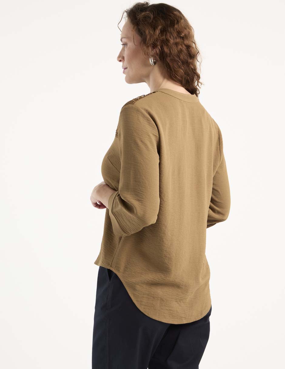 Blusa manga 3/4 para mujer 5