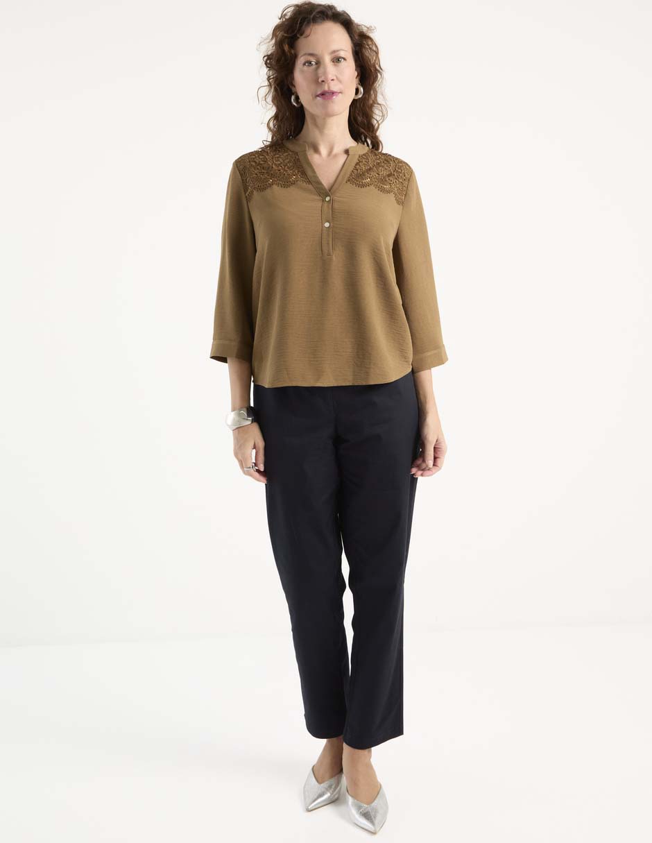 Blusa manga 3/4 para mujer 6