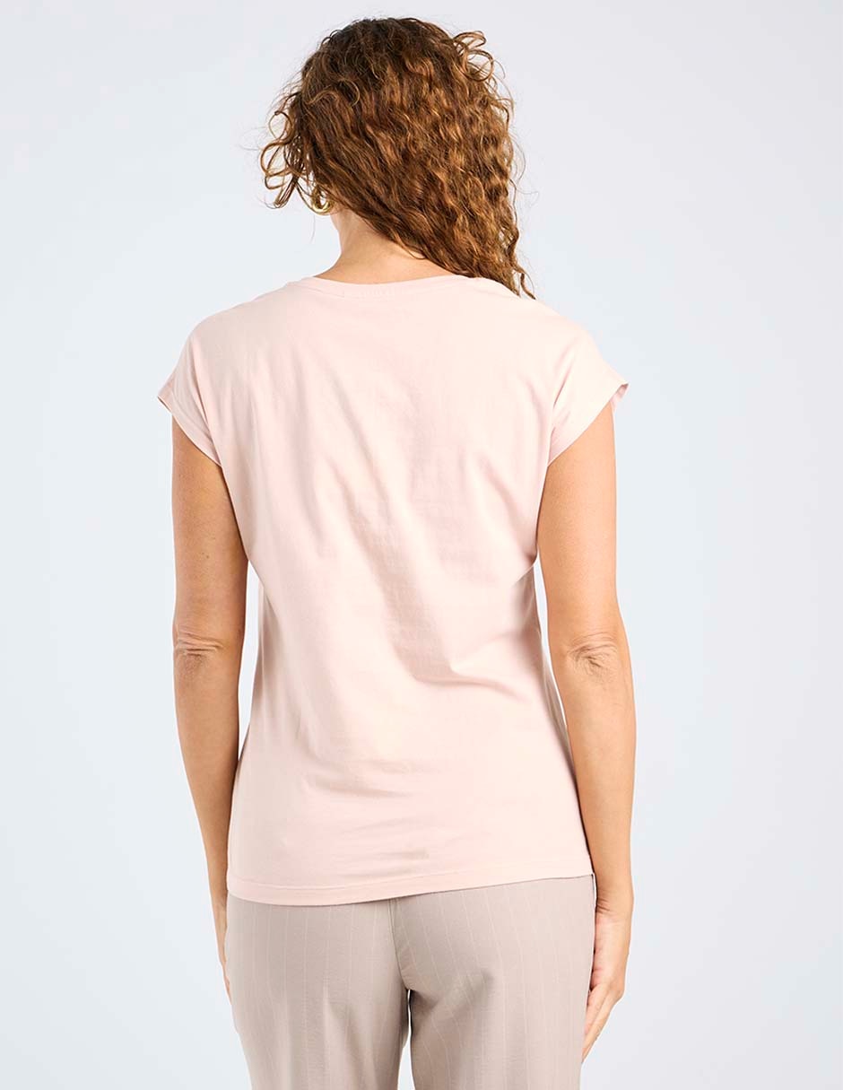 Playera manga corta La Mode cuello redondo para mujer