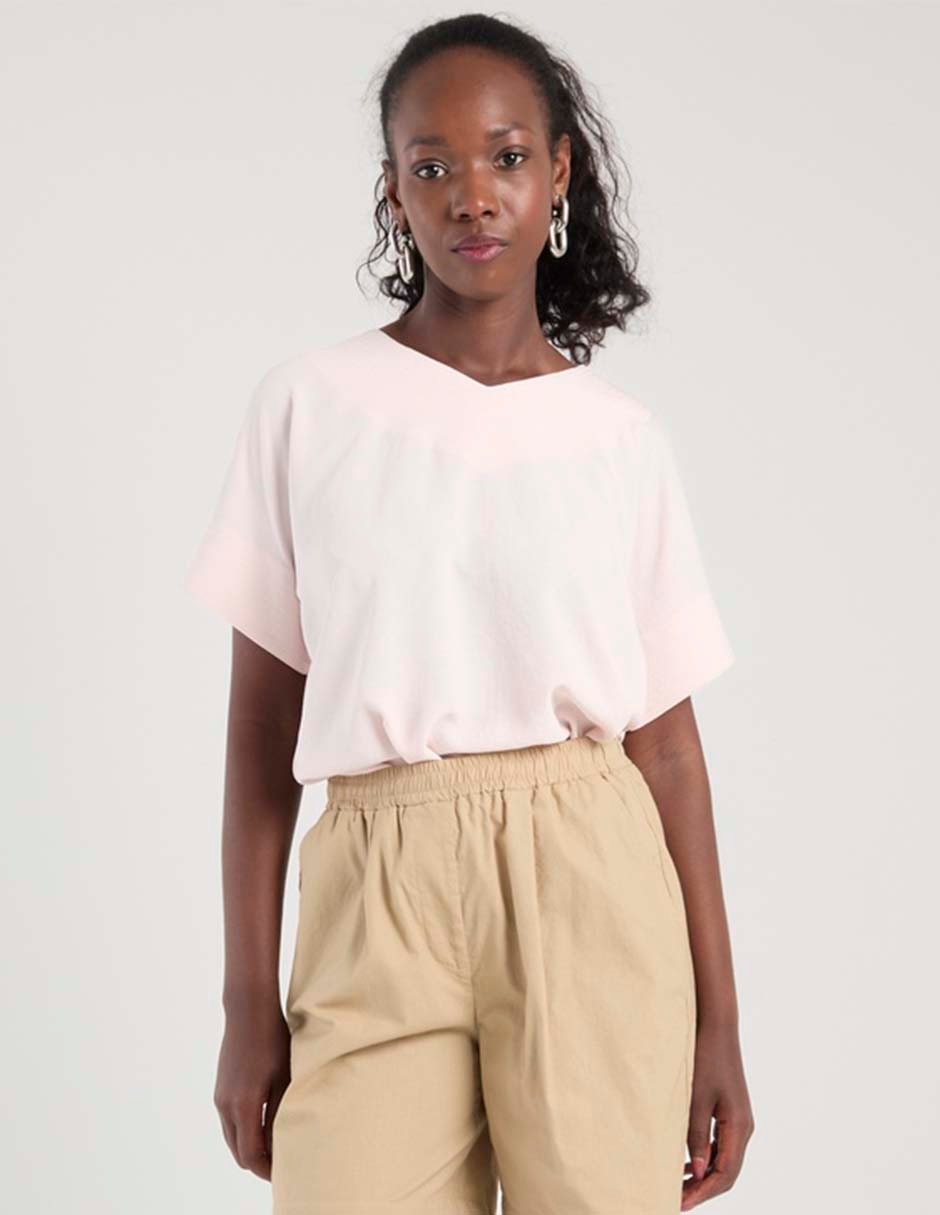 Blusa manga corta para mujer 1
