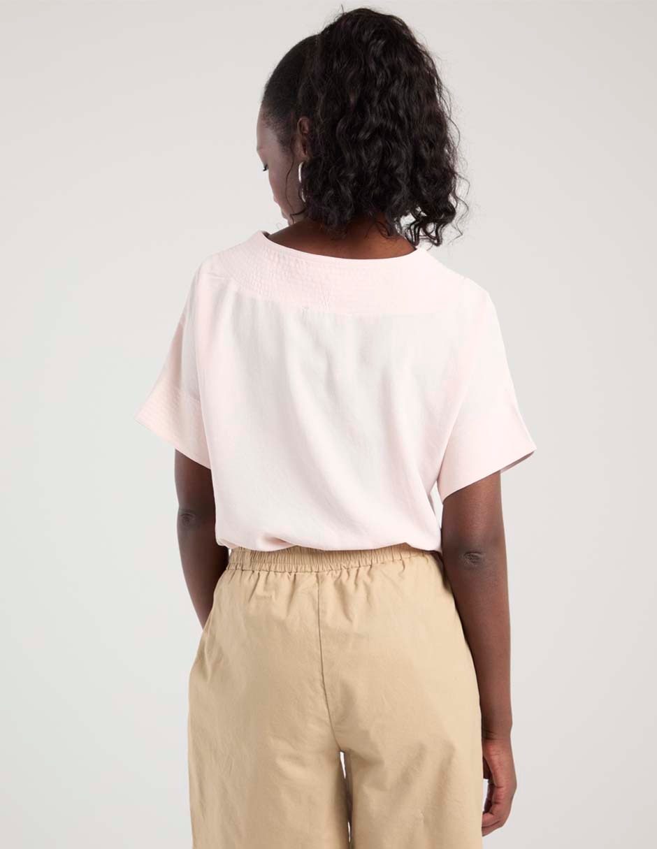 Blusa manga corta para mujer 6