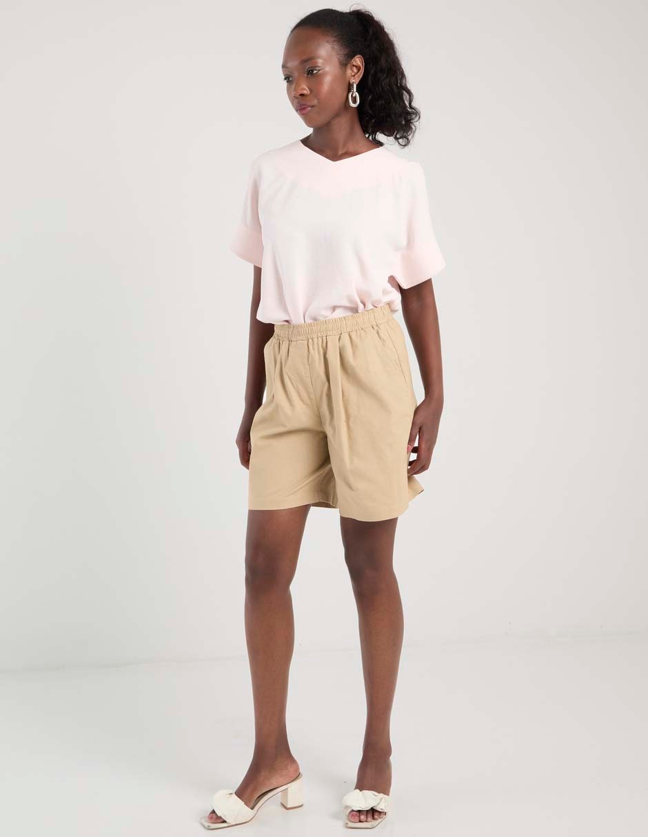 Blusa manga corta para mujer 7