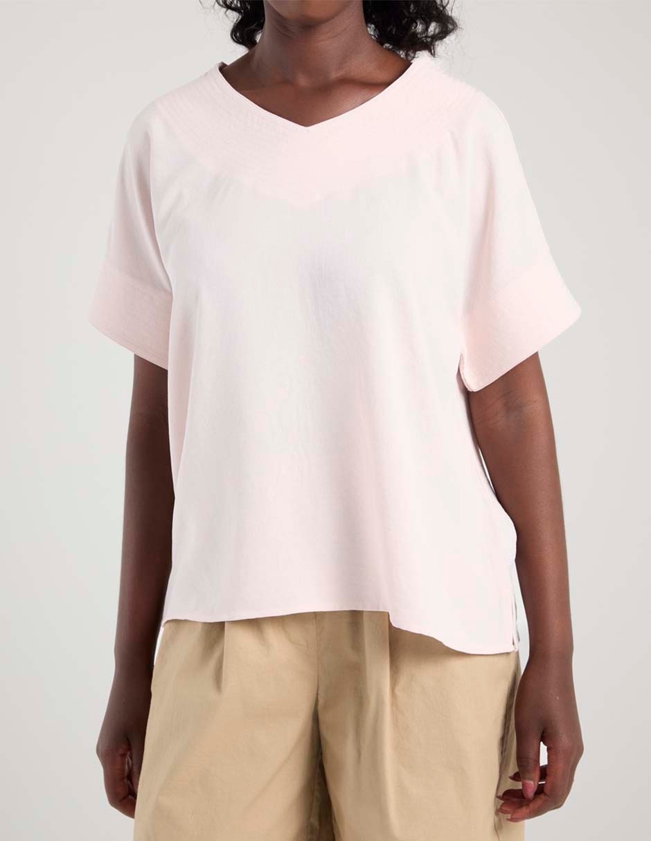 Blusa manga corta para mujer 9