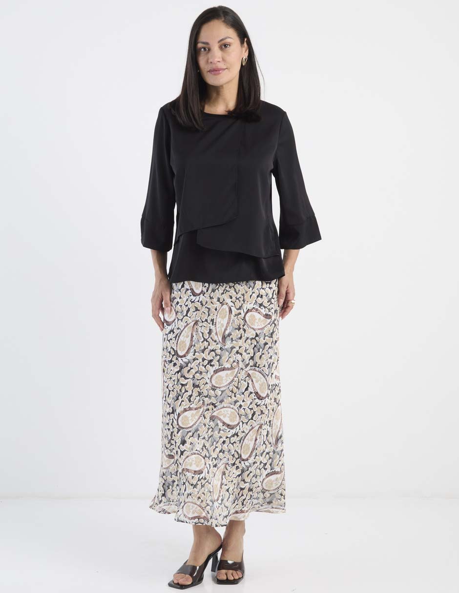 Falda crop La Mode a la cintura