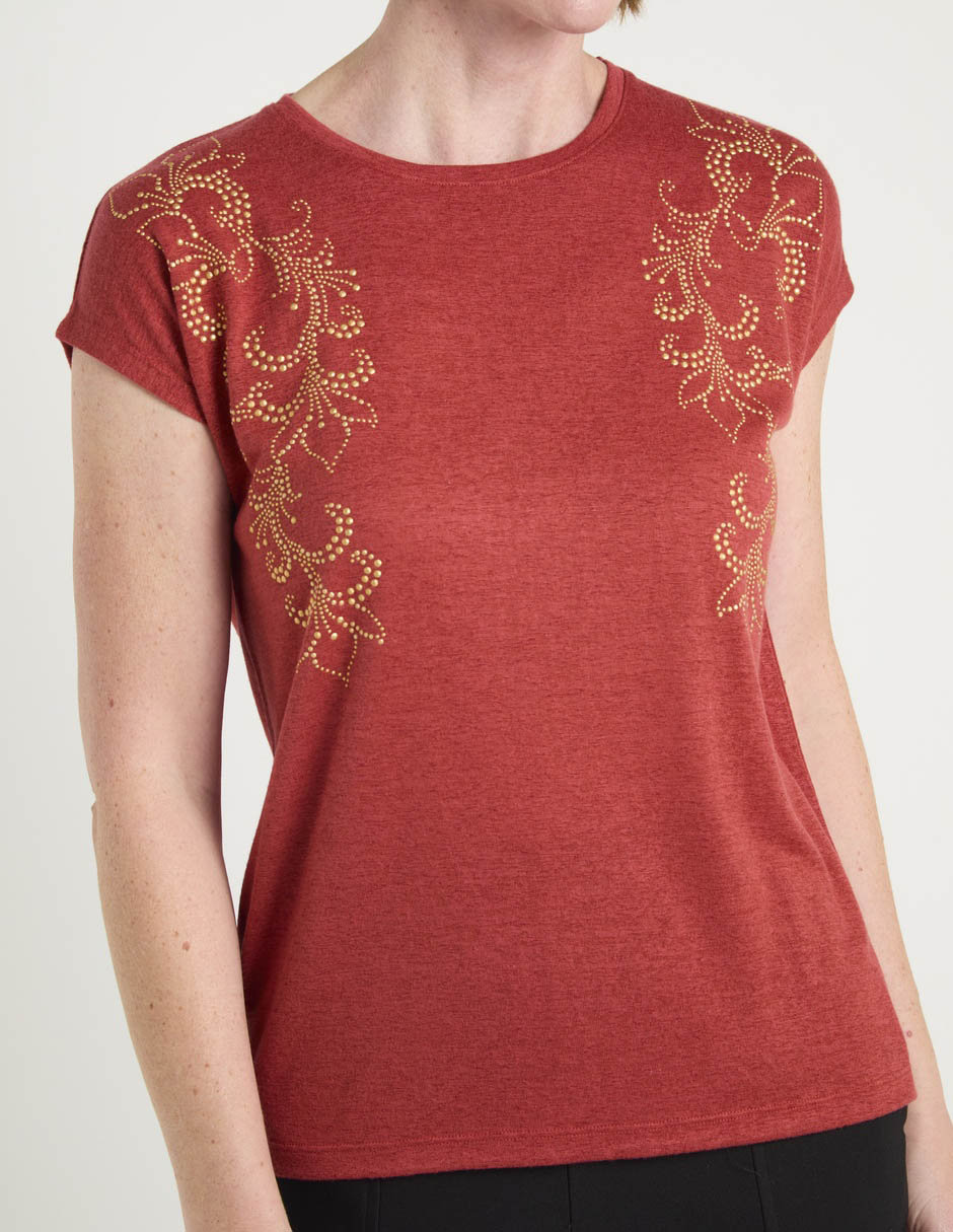 Blusa manga corta para mujer 10
