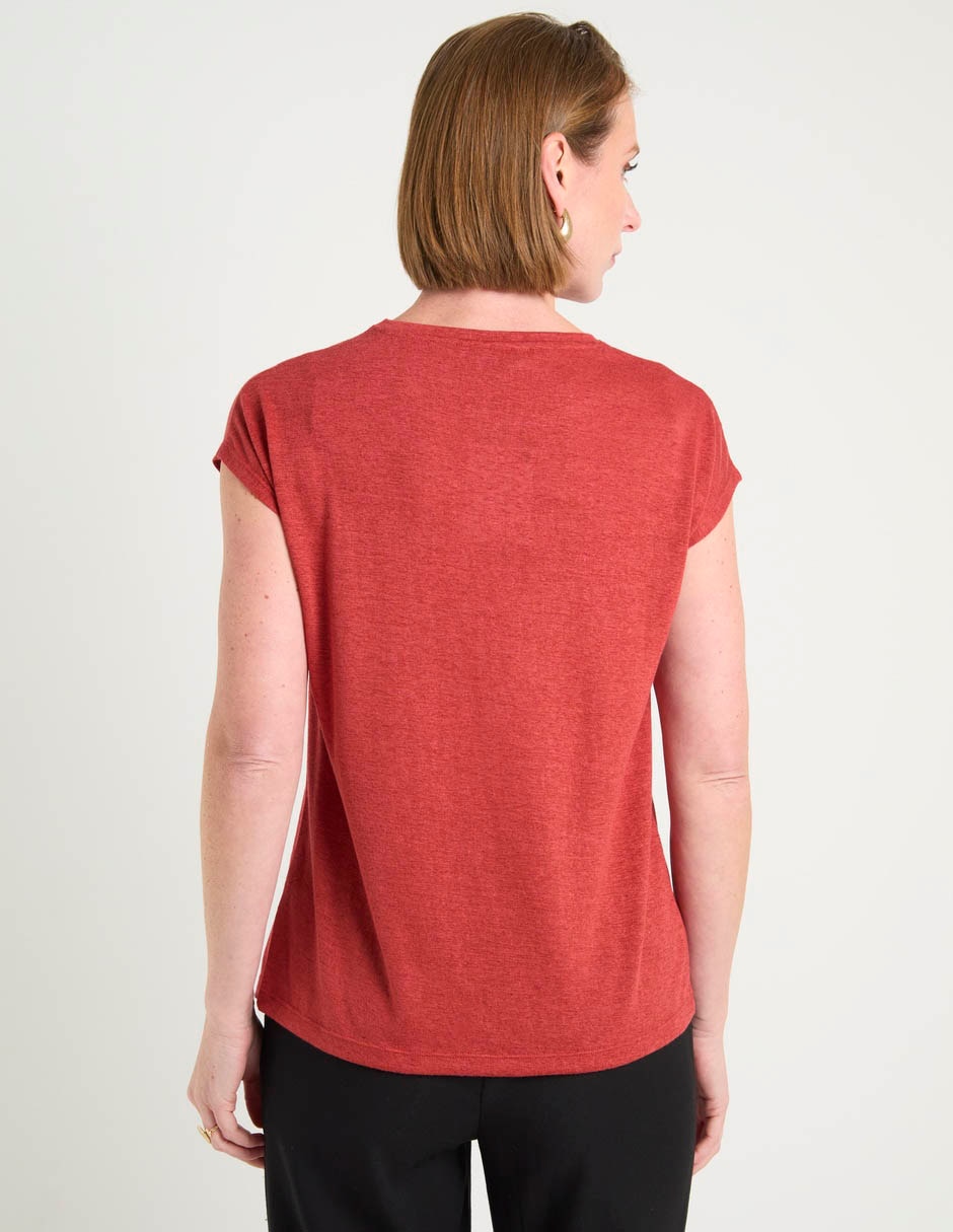 Blusa manga corta para mujer 11