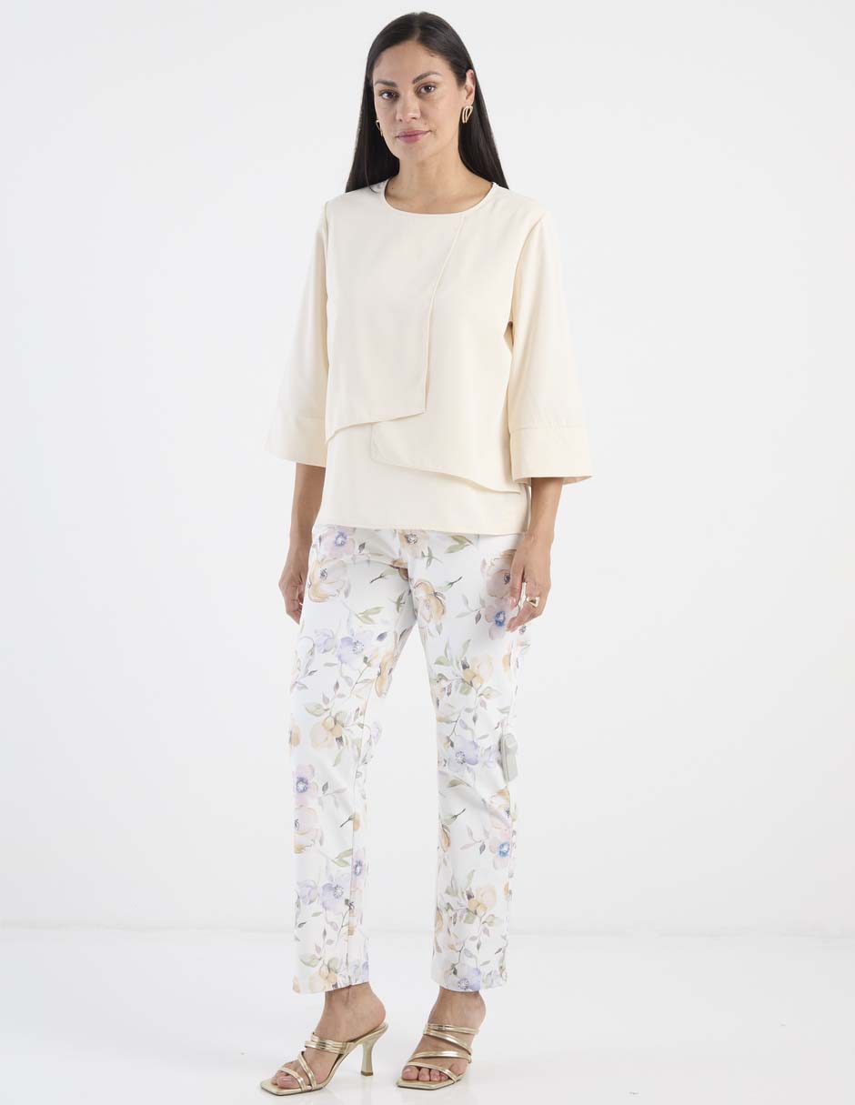 Blusa manga 3/4 para mujer 4