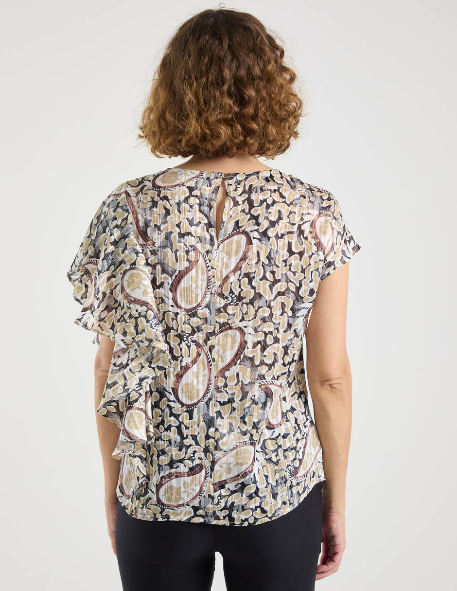Blusa La Mode manga corta para mujer