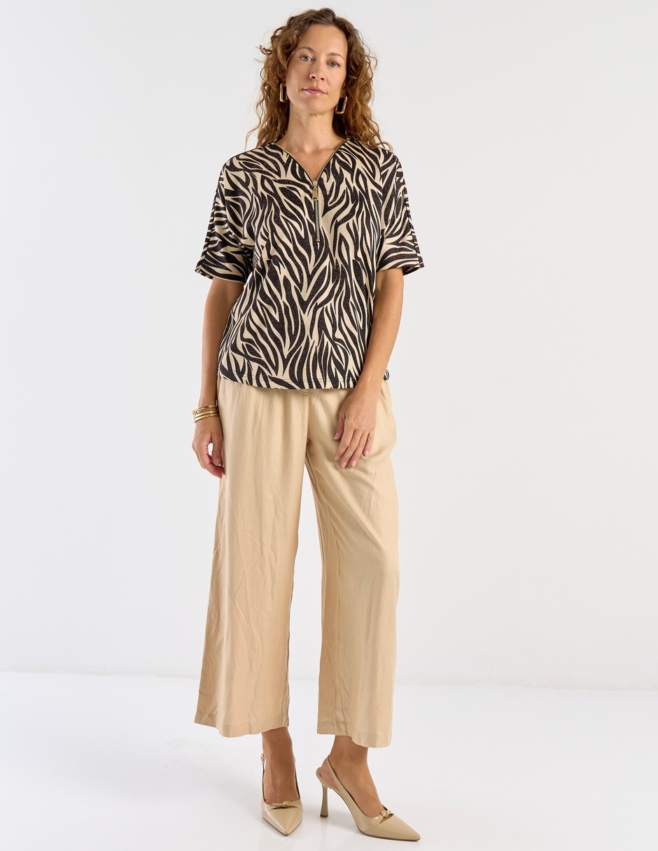 Blusa La Mode manga corta para mujer 8