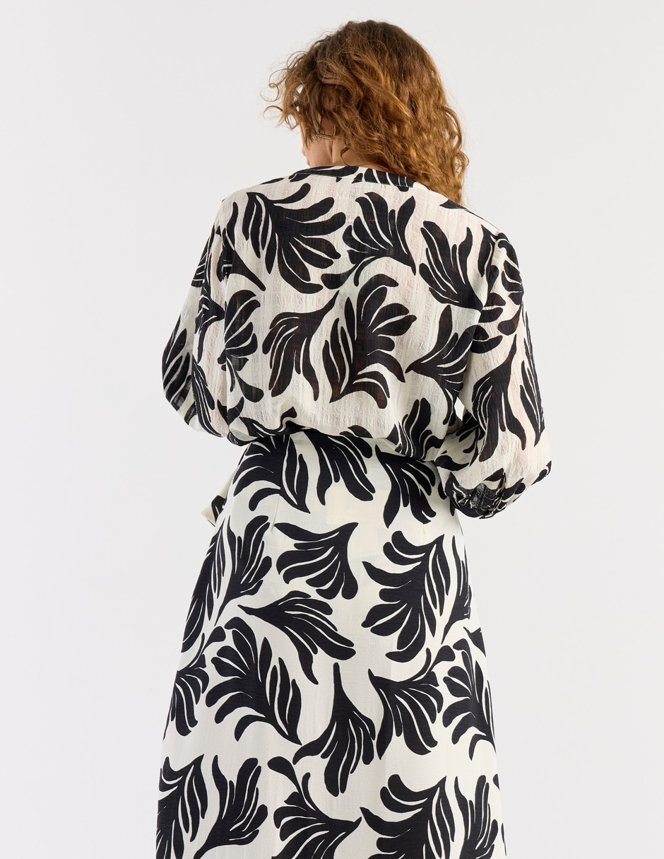 Blusa La Mode manga 3/4 para mujer 11