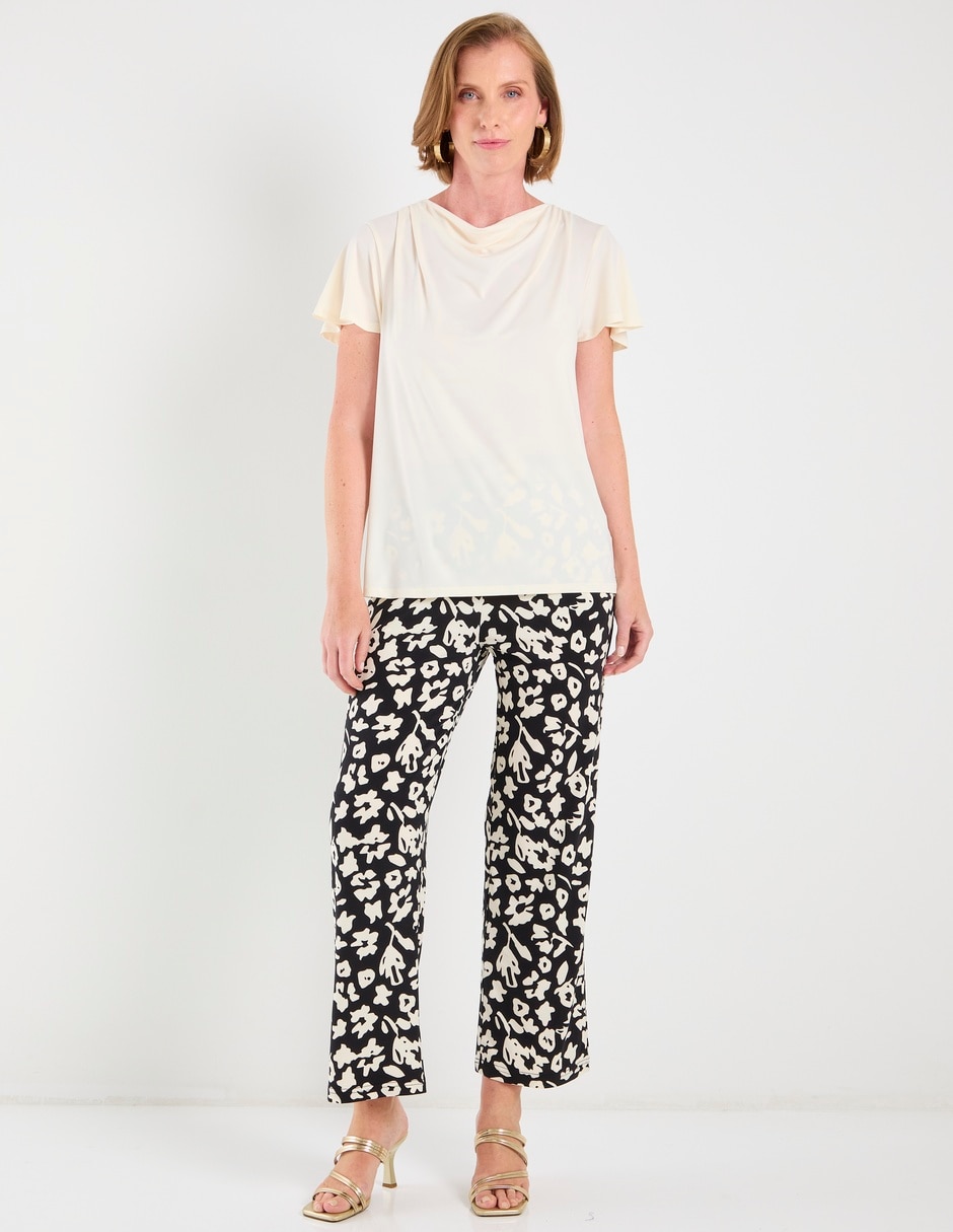 Blusa La Mode manga corta para mujer