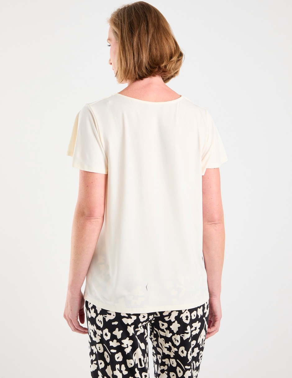 Blusa La Mode manga corta para mujer