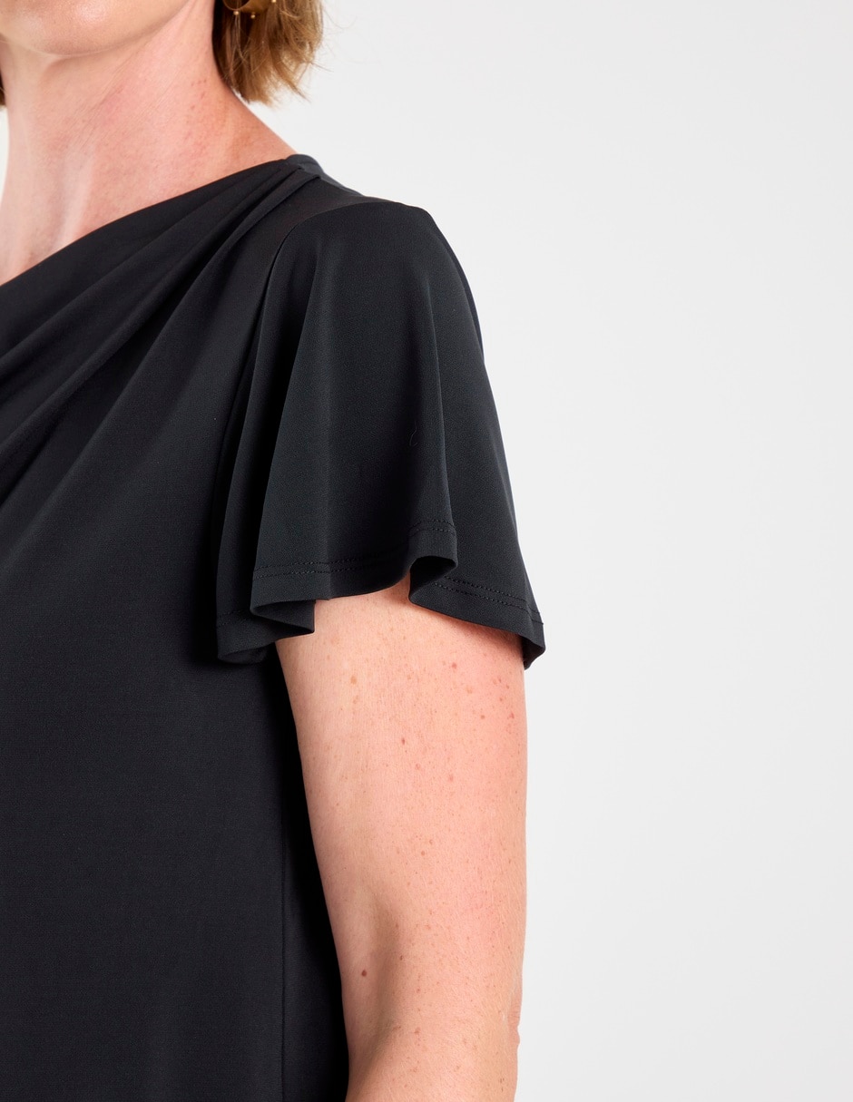 Blusa manga corta para mujer 5