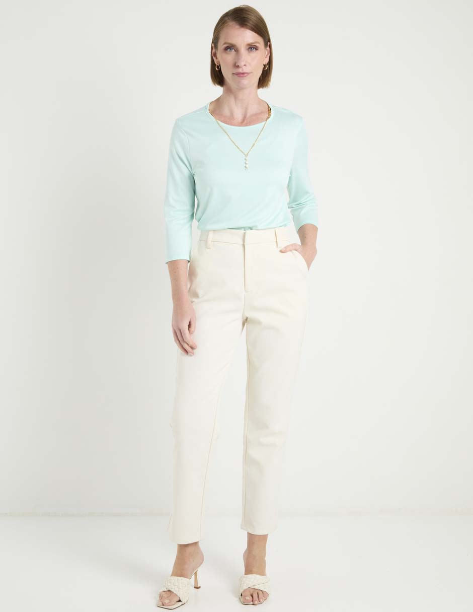 Pantalón chino slim para mujer 5